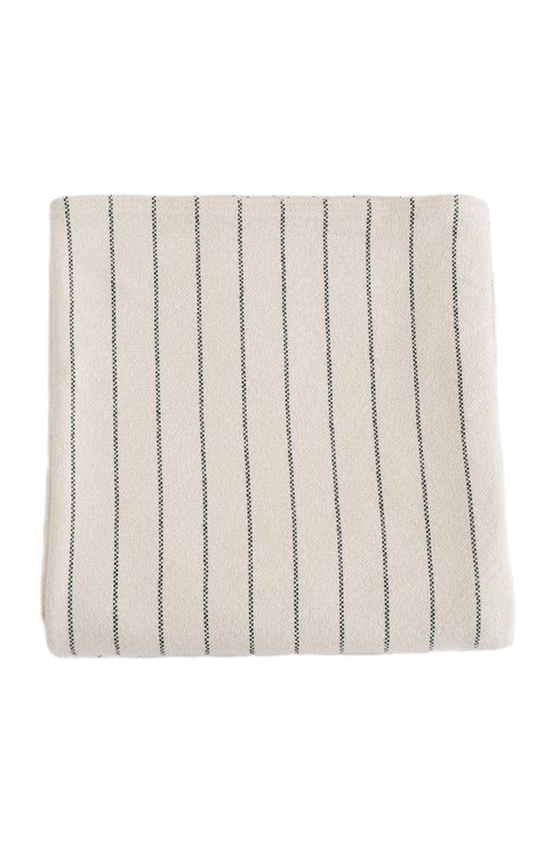 Evangeline Baby Blanket Pinstripes, Main, color, Midnight Pinstripe