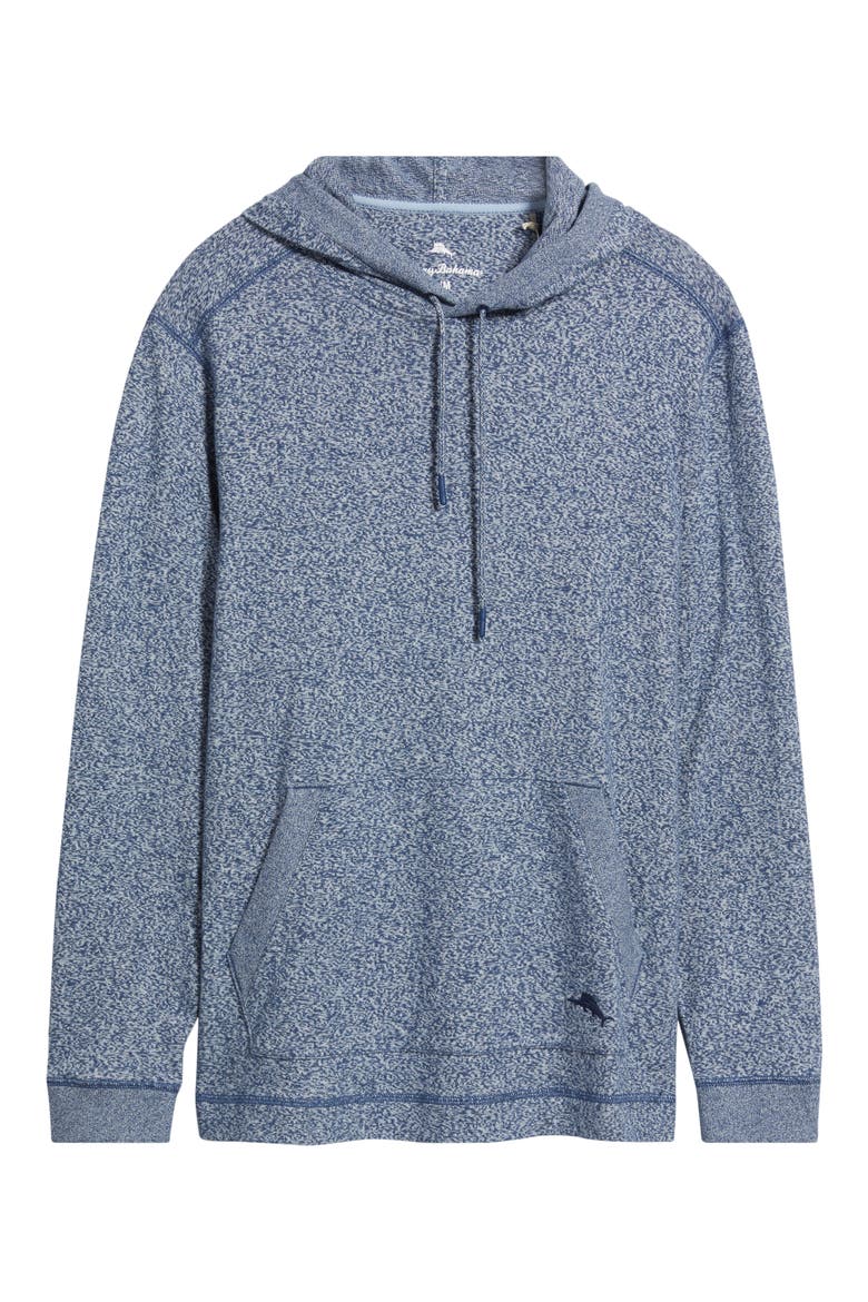 Sand Runner Heathered Cotton Pullover Hoodie, Alternate, color, DEEP SPACE HEATHER