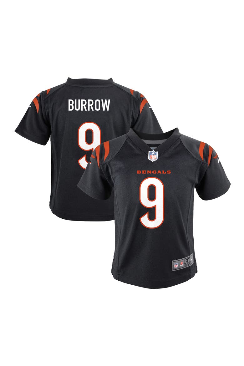 Infant Nike Joe Burrow Black Cincinnati Bengals Game Jersey, Alternate, color, BLACK