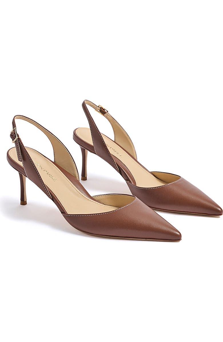 MARION PARKE Classic Slingback Pointed Toe Pump, Main, color,