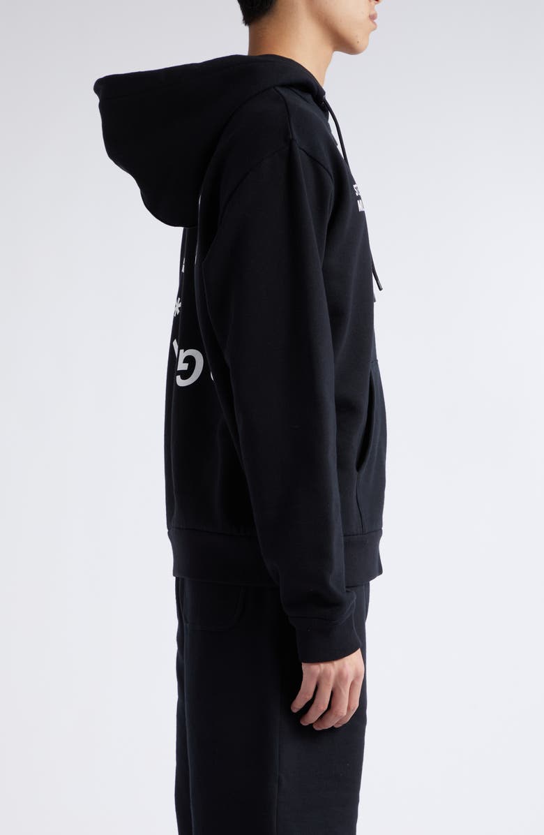 Moncler Genius x FRGMT Logo Graphic Zip Hoodie, Alternate, color, 