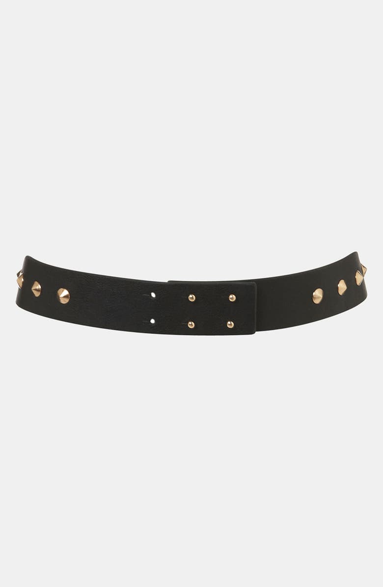 Topshop 'London Lettered' Belt, Alternate, color,