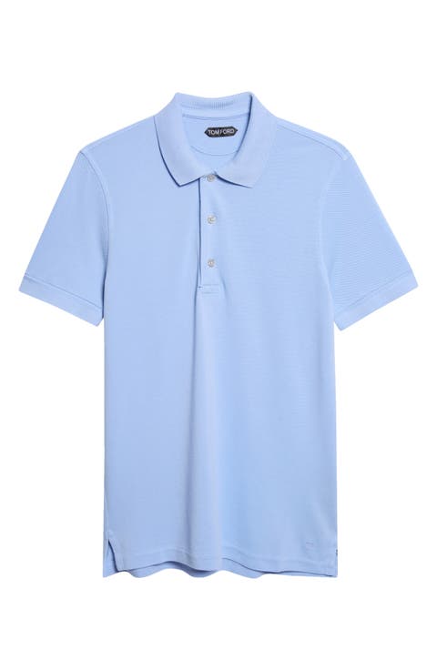 Lyocell & Cotton Piqué Polo