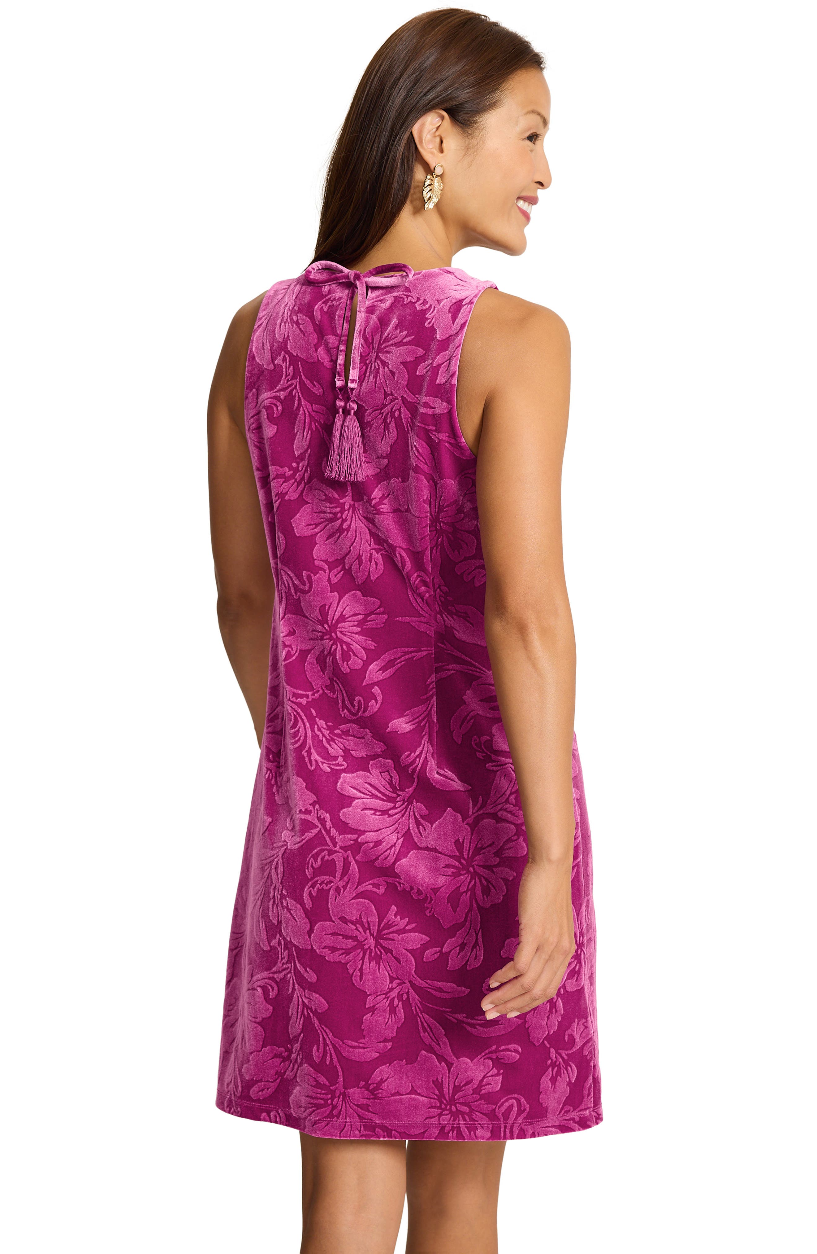Tommy Bahama Jasmina Botanical Breeze Velvet Shift Dress (Women ...