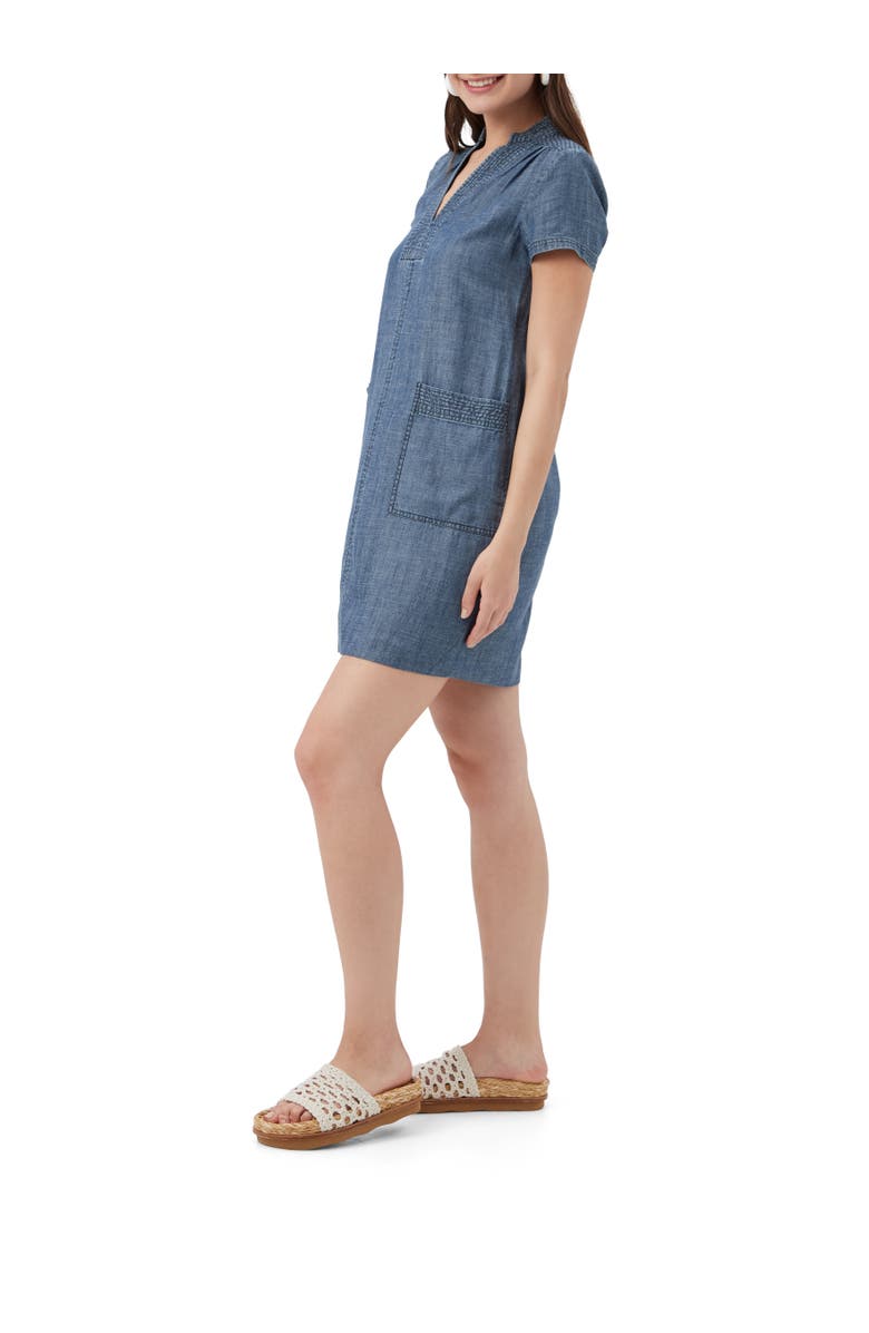 Trina Turk Suntan 2 Chambray Dress, Alternate, color, 