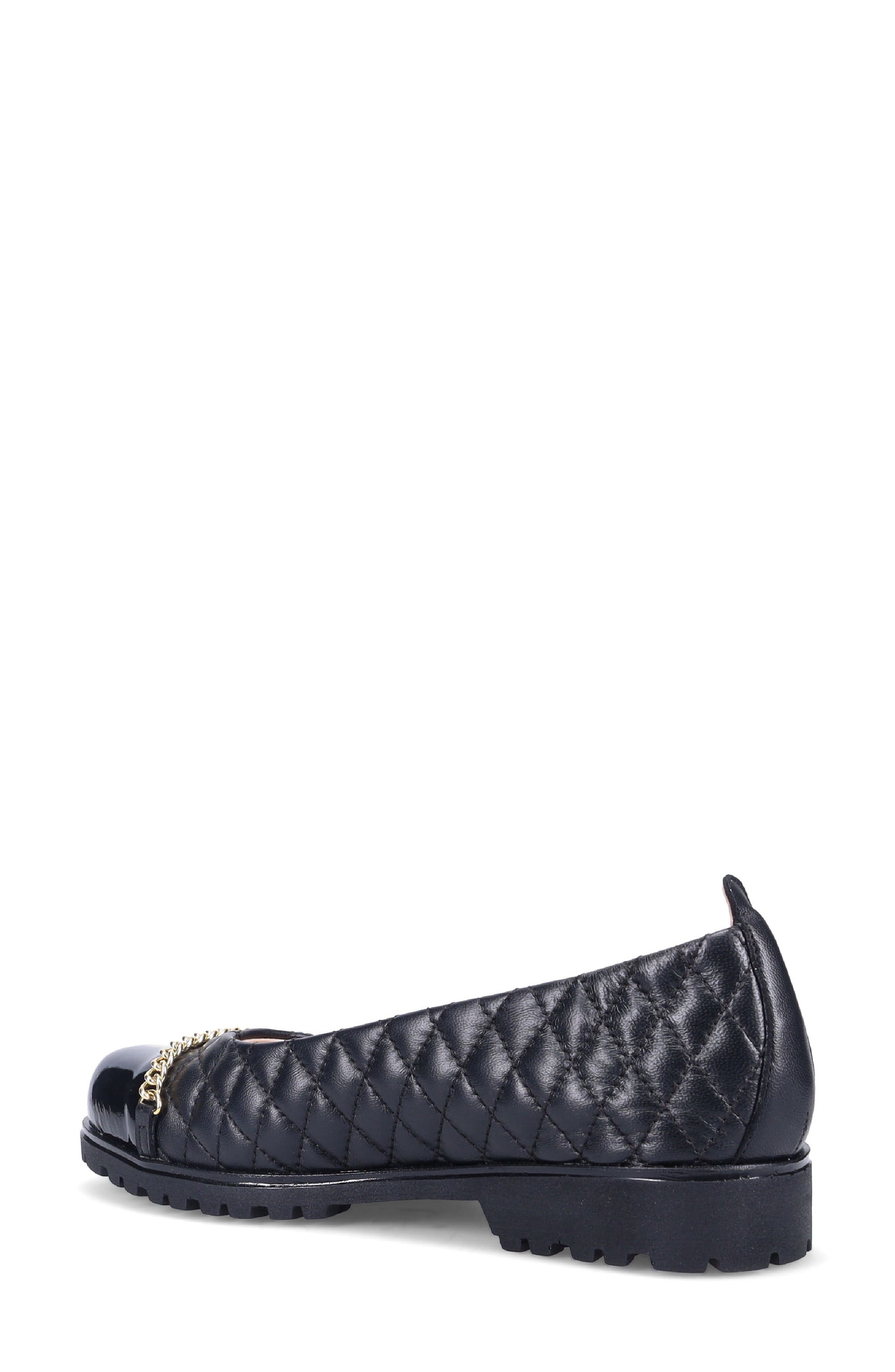Ilonna Leather Skimmer, Alternate, color, ONYX
