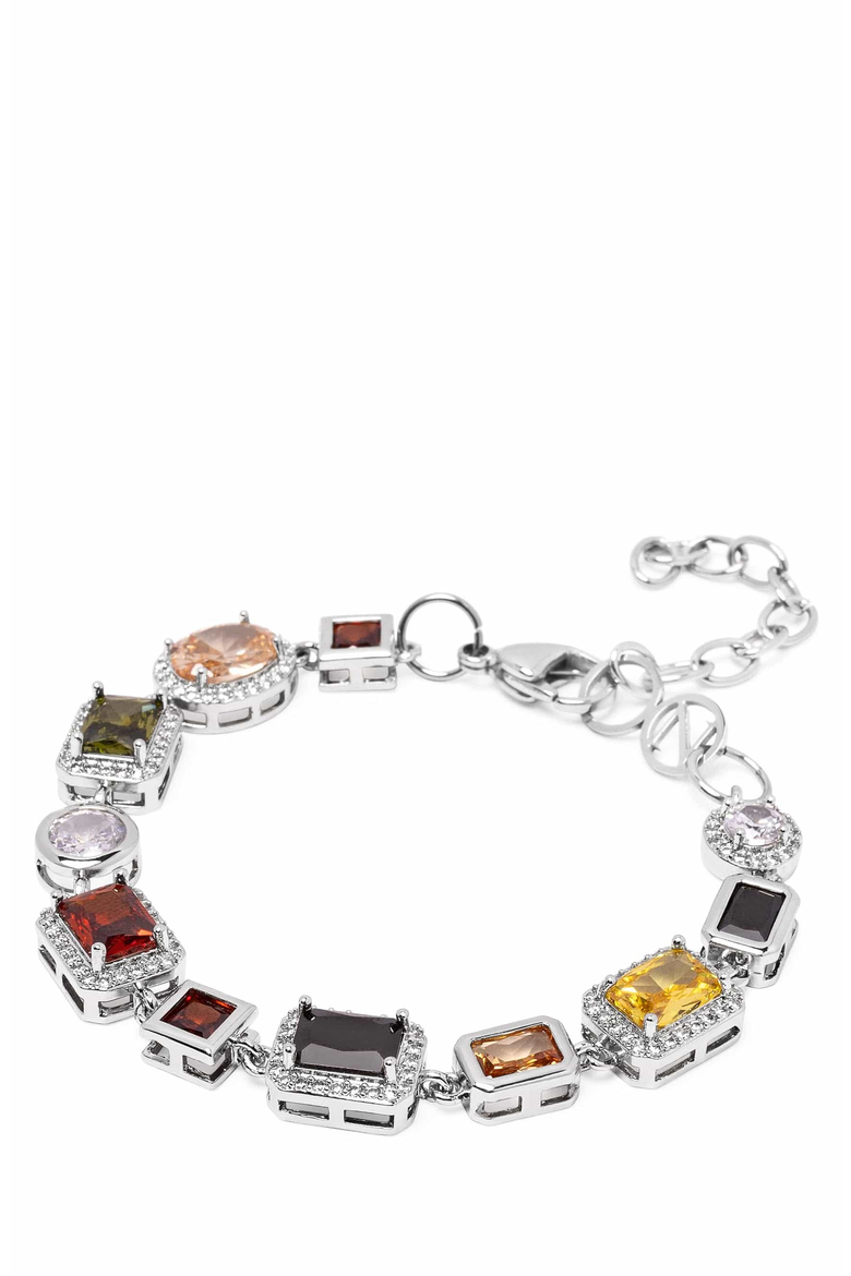 Silver Gemstone Bracelet, Main, color, Silver