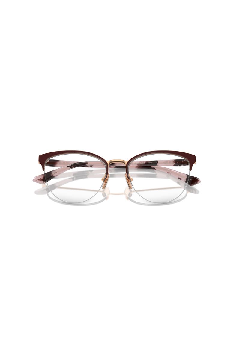 51mm Oval optical glasses, Alternate, color, Red