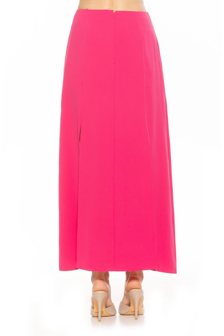 Sansa Maxi Skirt, Alternate, color, HOT PINK