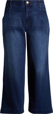 Wit & Wisdom 'Ab'Solution Skyrise V-Pocket Wide Leg Jeans