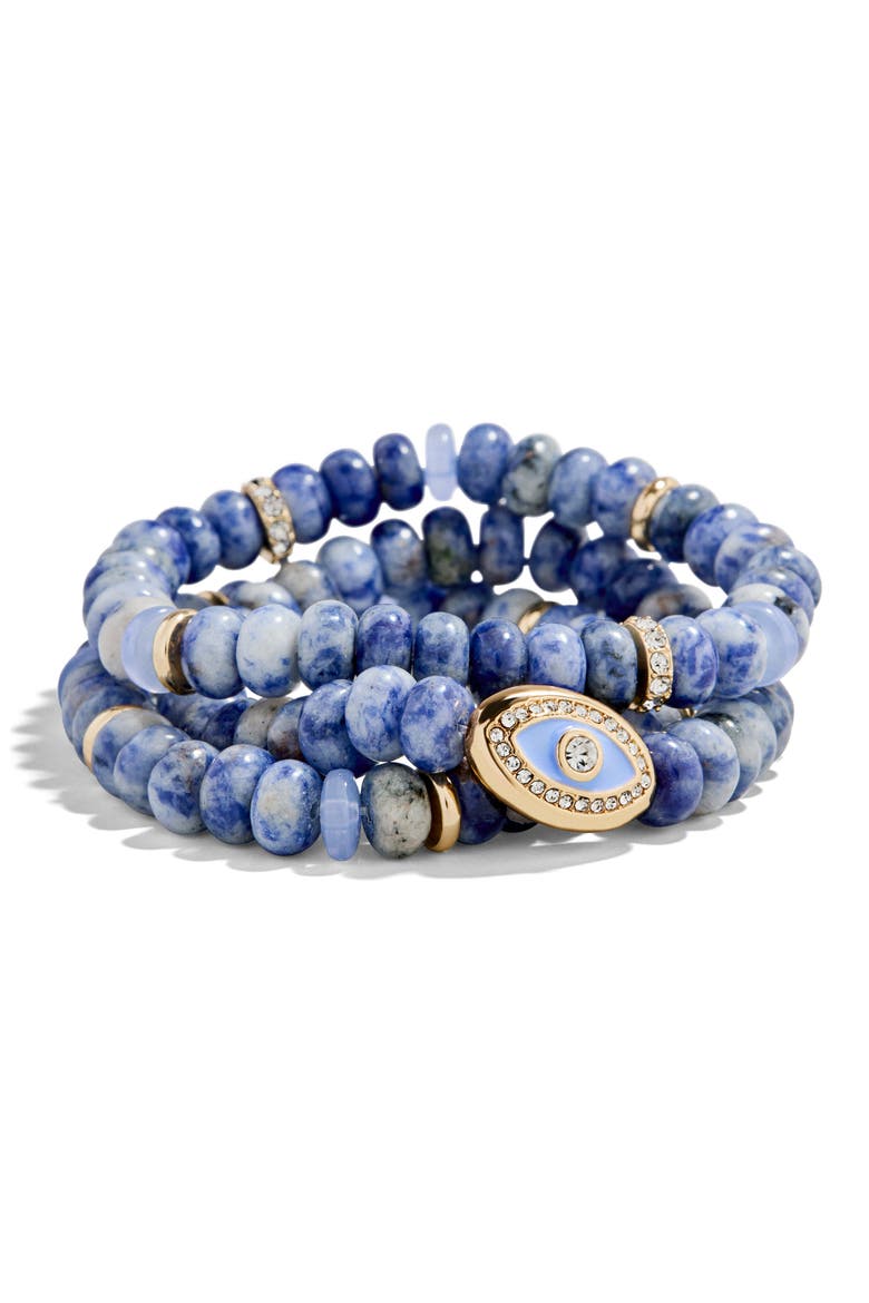 Energy Aligned Evil Eye Bracelet, Alternate, color, DRK BLUE