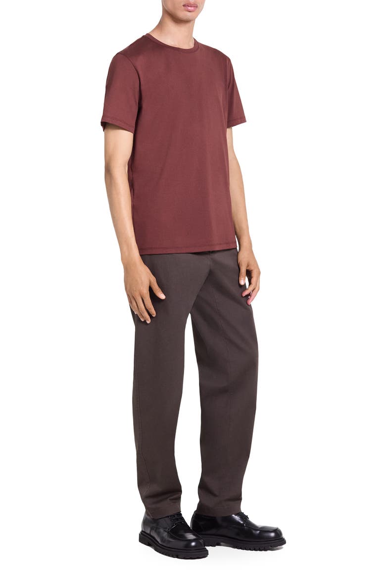 Precise Cotton T-Shirt, Alternate, color, DEEP AUBURN - 2U6