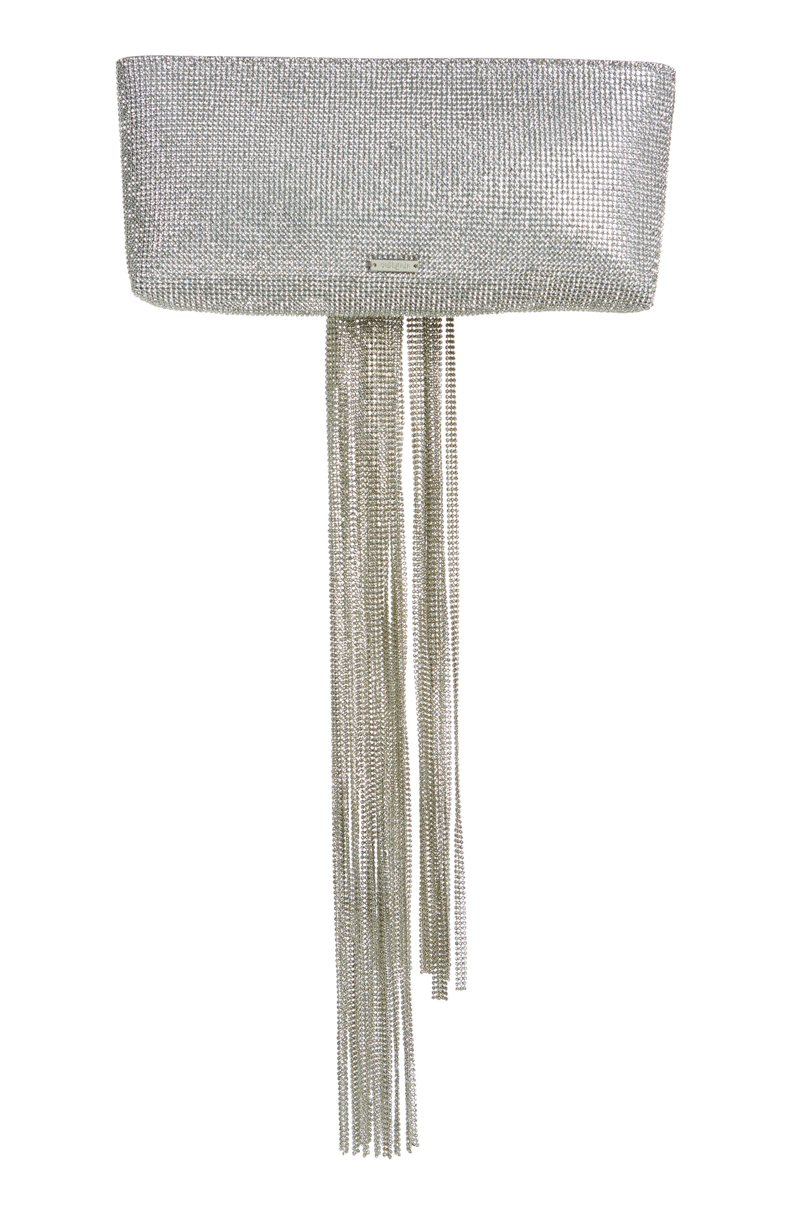 Cult Gaia Mini Banu Fringe Clutch, Alternate, color, 