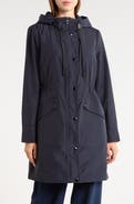 Michael Kors Hooded A-Line Coat