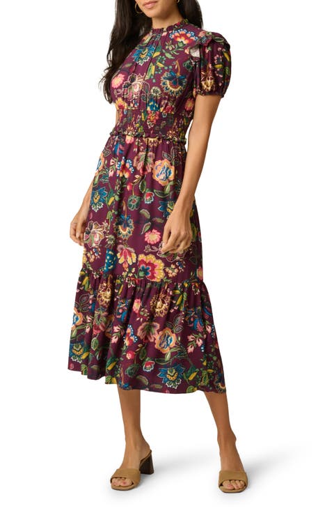 Print Midi Dress