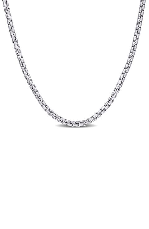 Box Link Chain Necklace, 1.40mm