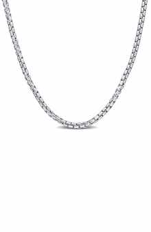 Box Link Chain Necklace, 1.40mm