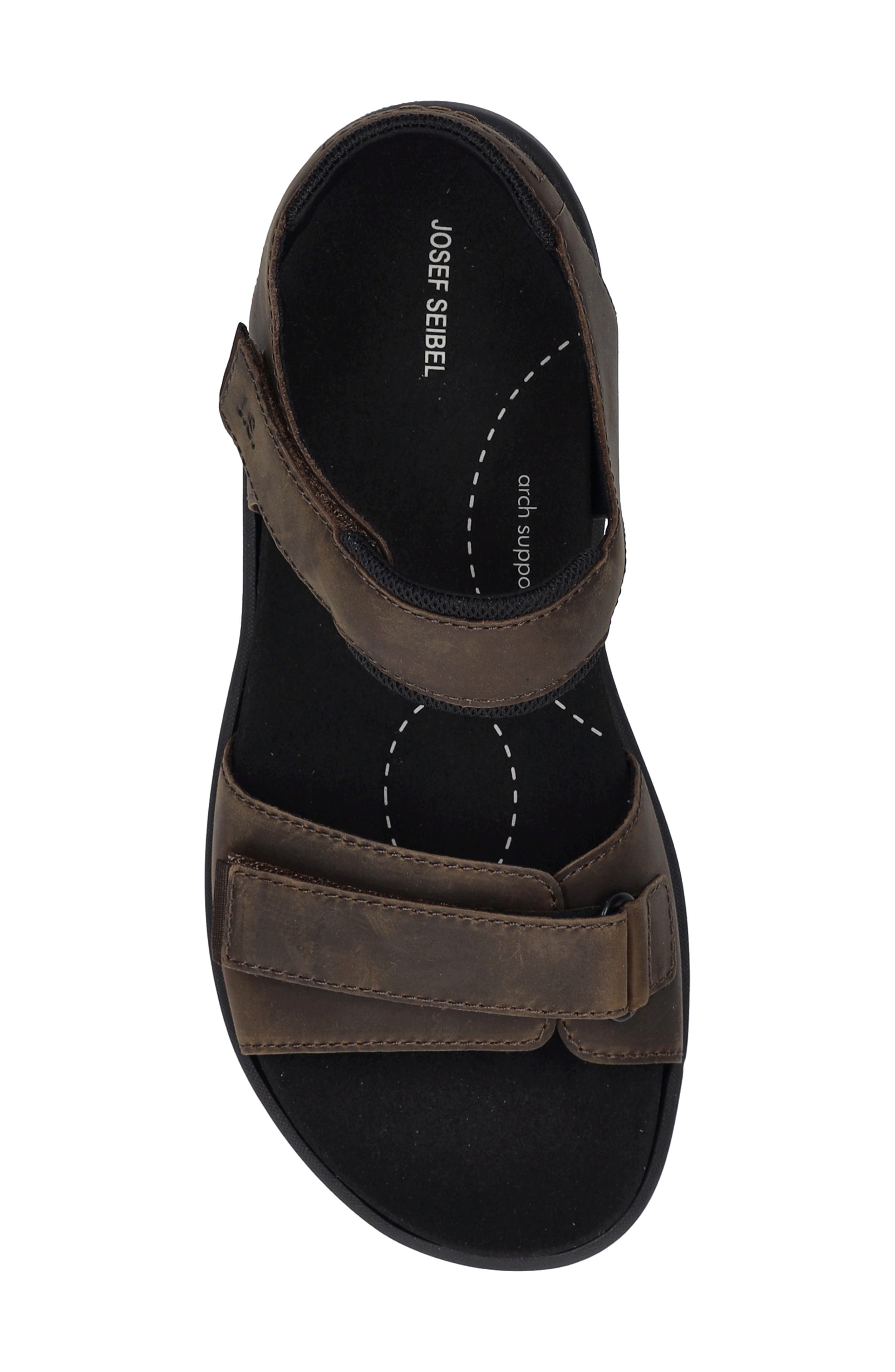 Emeric 10 Quarter Strap Sandal, Alternate, color, ESPRESSO