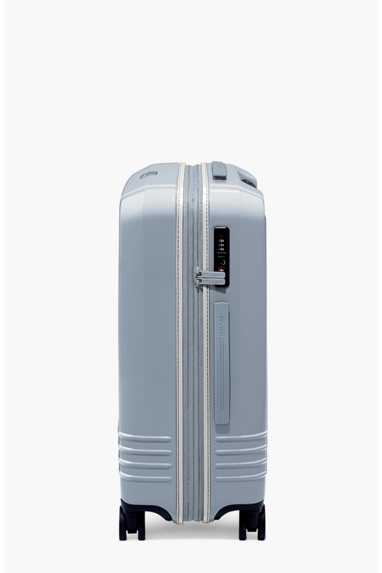 Check-In Expandable Luggage, Alternate, color, Slate Gloss / White Trim