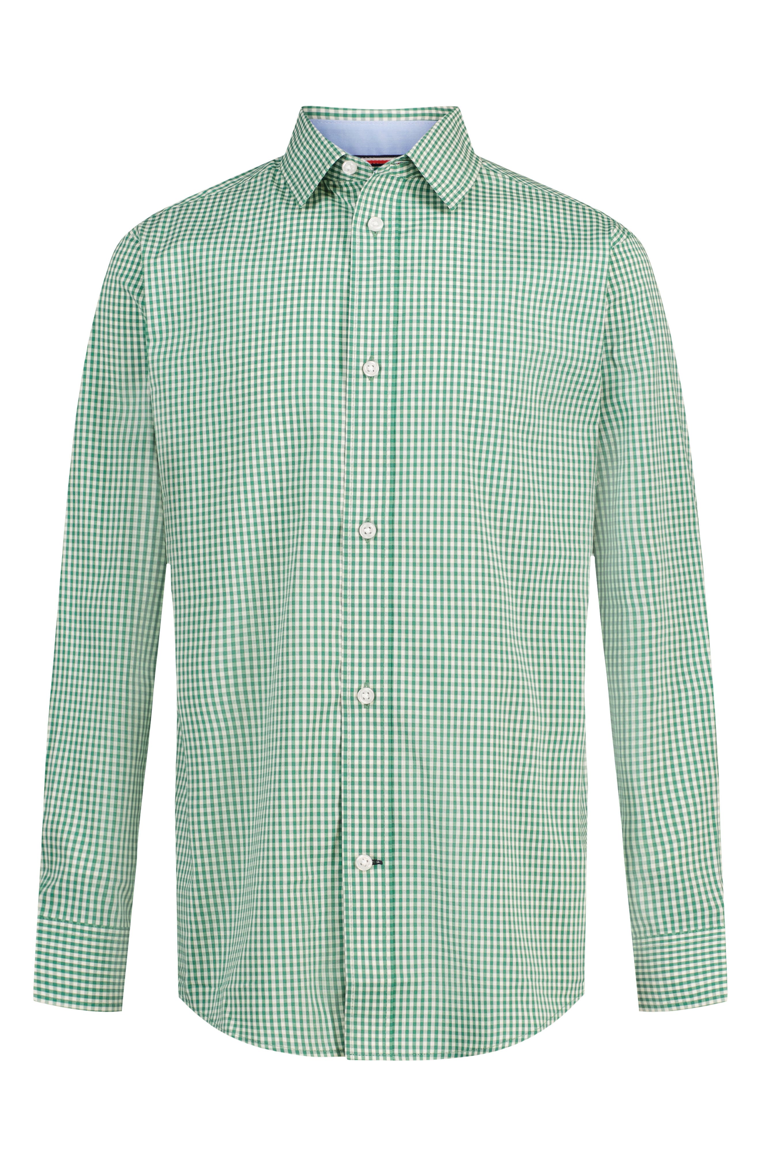 Kids' Stretch Gingham Shirt