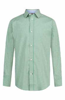 Kids' Stretch Gingham Shirt