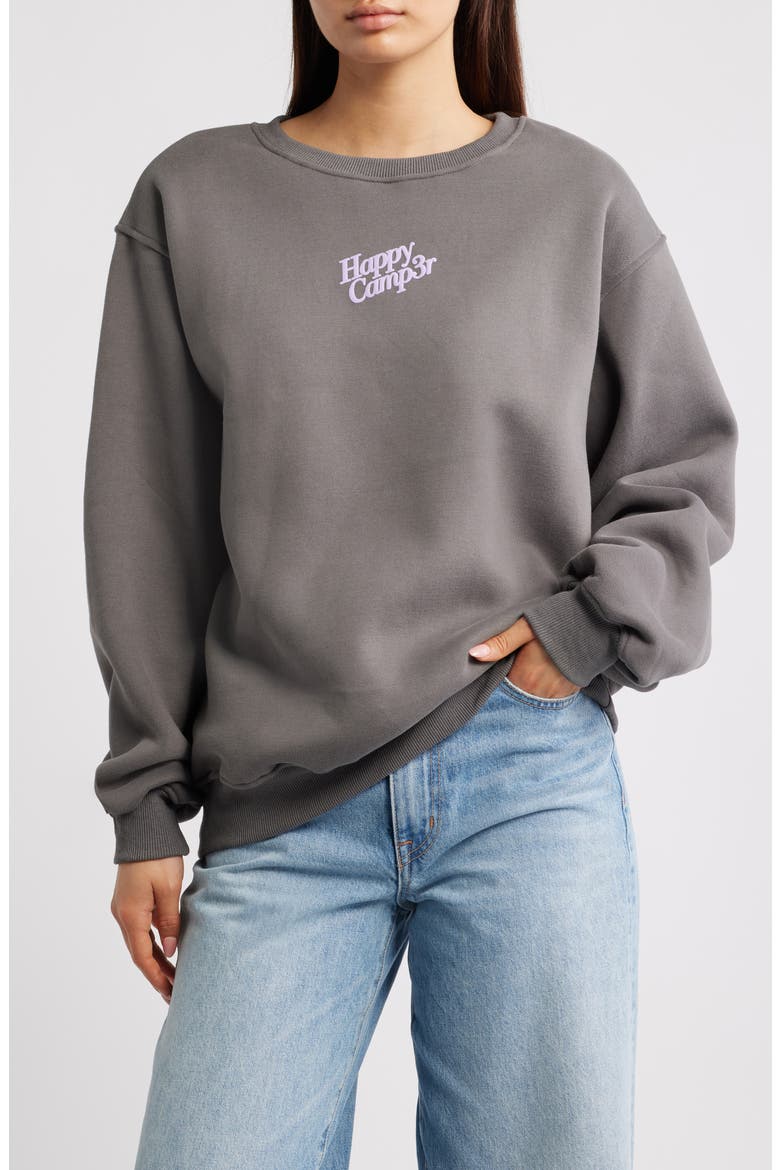 I'll Always Love You Logo Sweatshirt, Main, color, DARK GRAY