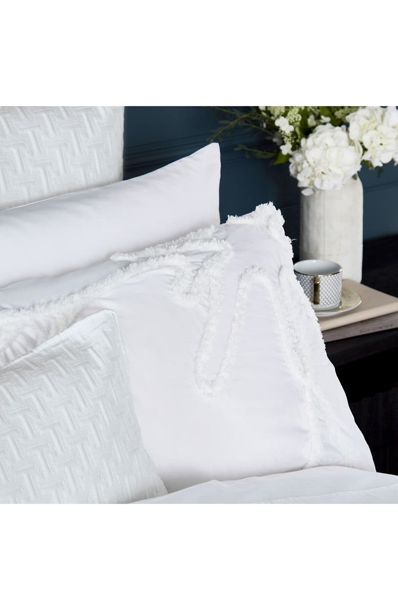 Ted Baker London 3-Piece Cotton Duvet Cover Set, Alternate, color, White