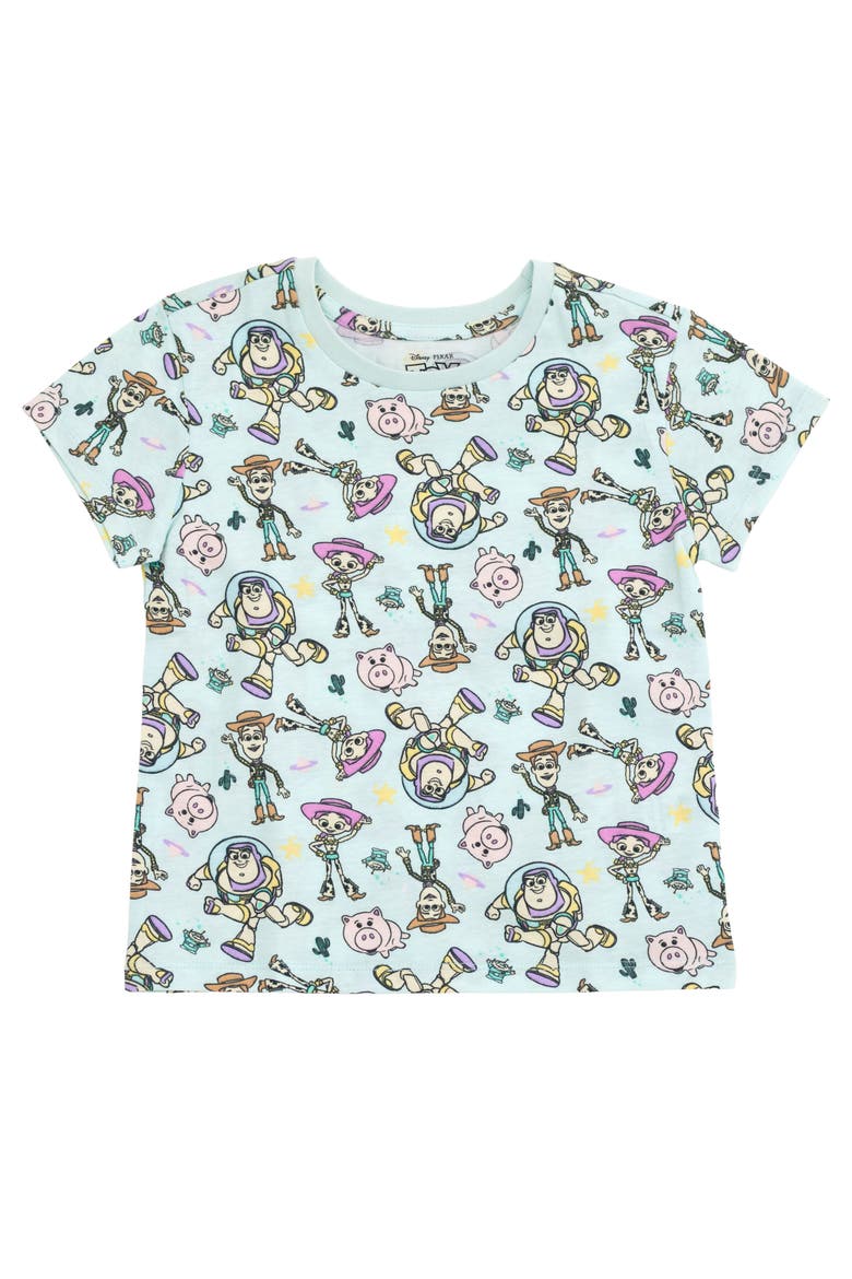 Toy Story 2-Pack Short Sleeve T-Shirts, Alternate, color, Toy Story Cream Blue