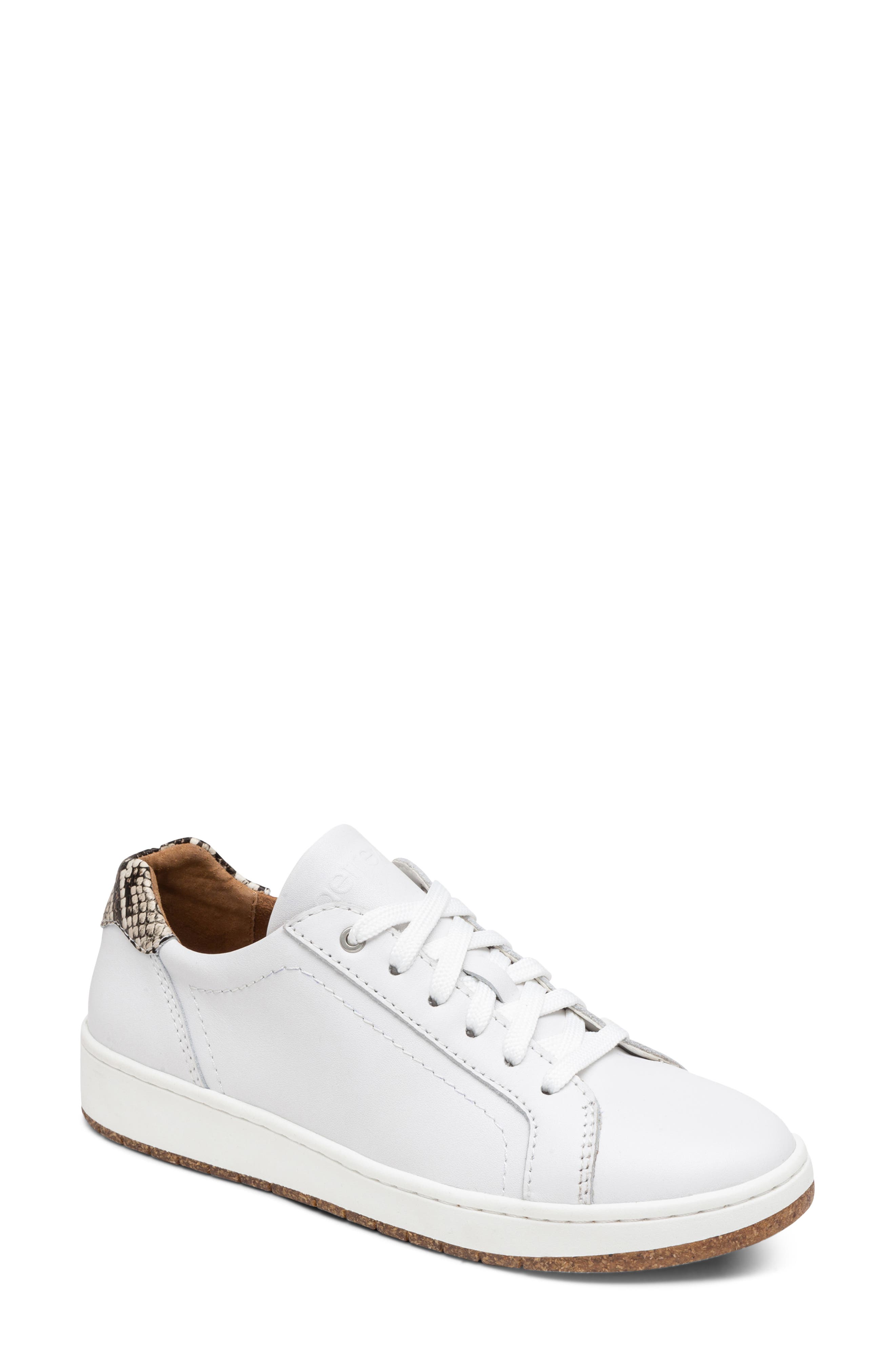 Blake Leather Low Top Sneaker, Main, color, WHITE