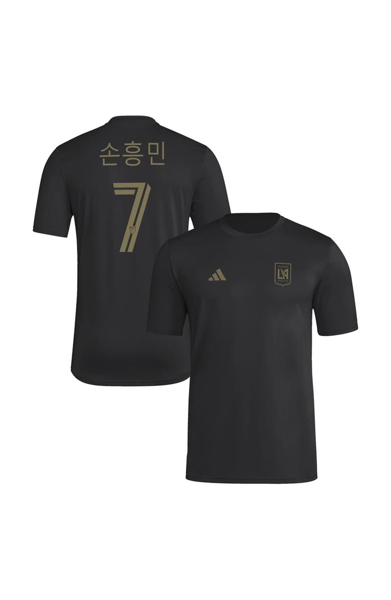 adidas Men's adidas Son Heung-Min Black LAFC Alternate Pre-Game T-Shirt, Main, color, Black