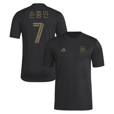 Men's adidas Son Heung-Min Black LAFC Alternate Pre-Game T-Shirt