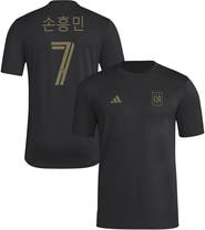 adidas Men's adidas Son Heung-Min Black LAFC Alternate Pre-Game T-Shirt