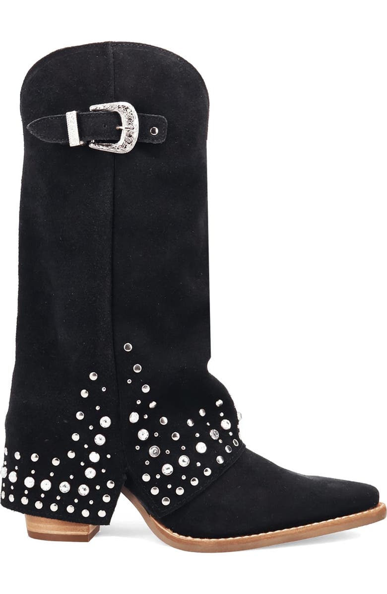 Dingo Howdy Honey Rhinestone Western Boot, Alternate, color, Black