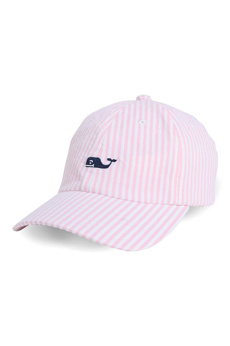 Kids' Harbor Seersucker Baseball Cap, Main, color, VINEYARD SS PB/ WC