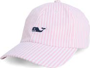 vineyard vines Kids' Harbor Seersucker Baseball Cap