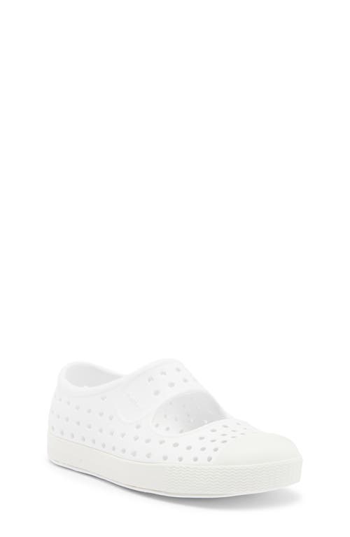 Native Shoes Jefferson Mary Jane Sneaker In Shell White/shell White