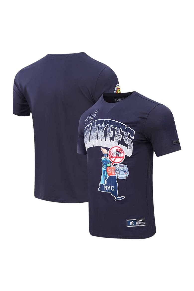 Men's Pro Standard Navy New York Yankees 1996 World Series Hometown T-Shirt, Main, color, Navy