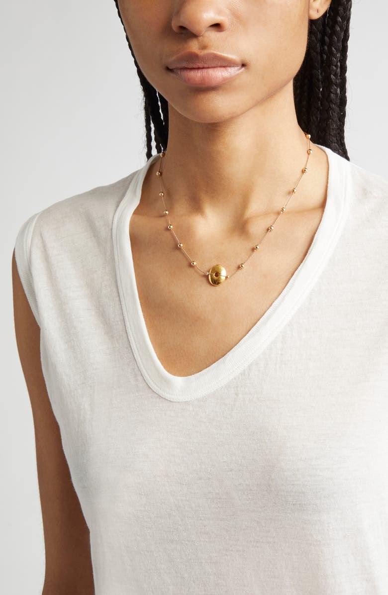 Isshi Desnuda Pendant Necklace, Alternate, color, Gold