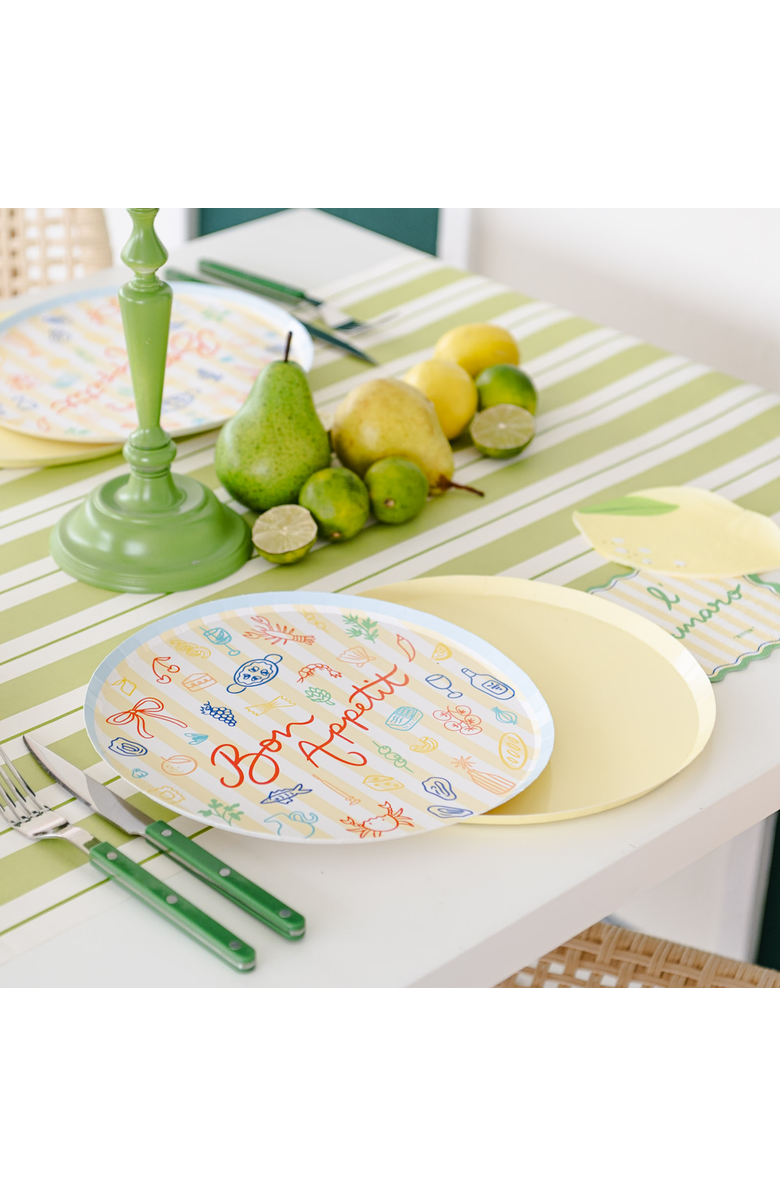 Jollity & Co. Le Dinner Lemon Cocktail Napkins, Alternate, color, Assorted Pre-Pack