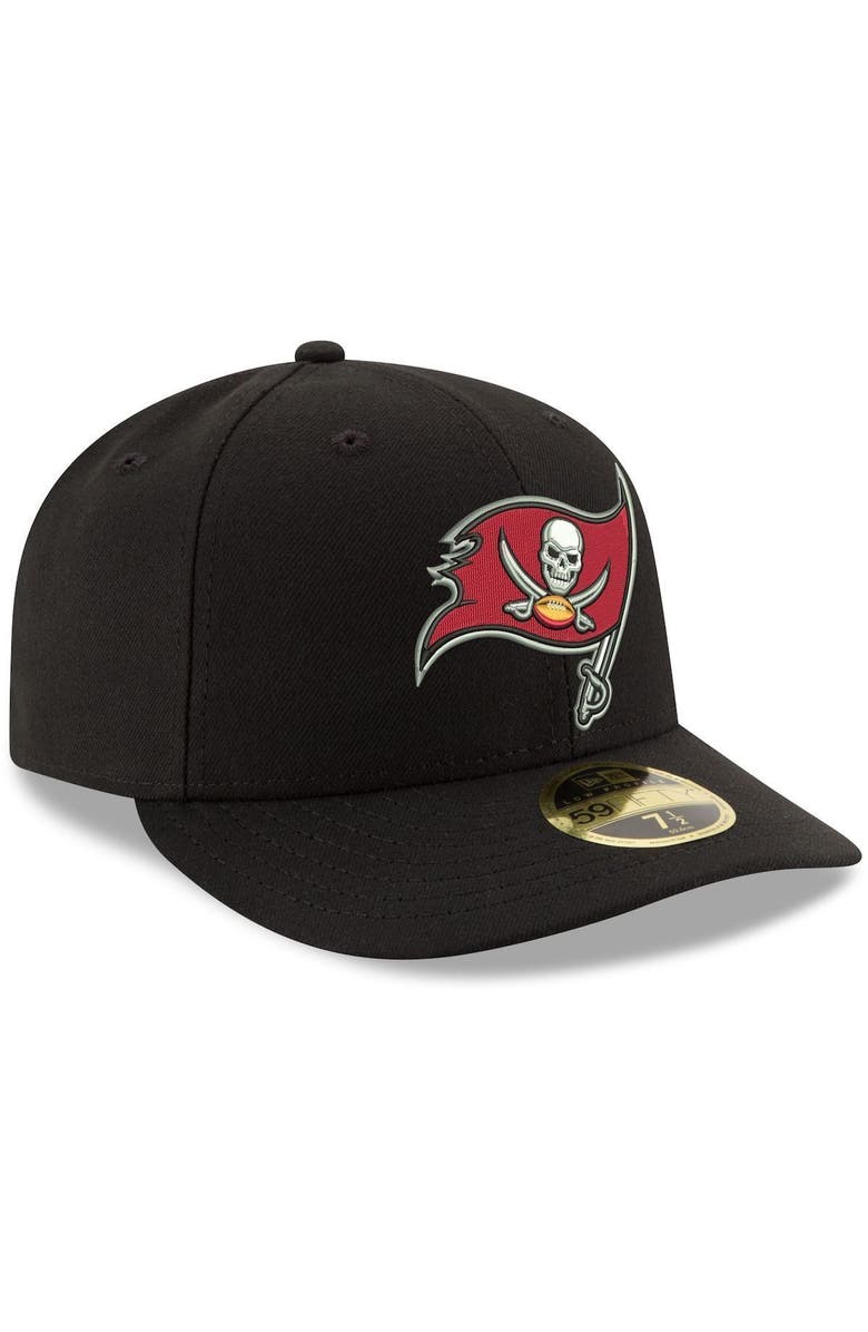 New Era Men's New Era Black Tampa Bay Buccaneers Omaha Low Profile 59FIFTY Fitted Team Hat, Alternate, color, 