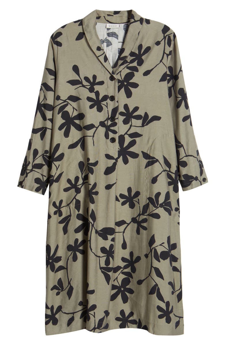 Masai Copenhagen Nalchika Button Front Dress, Alternate, color, 