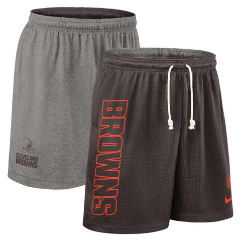 Men's Nike Brown Cleveland Browns Sideline Reversible Performance Shorts