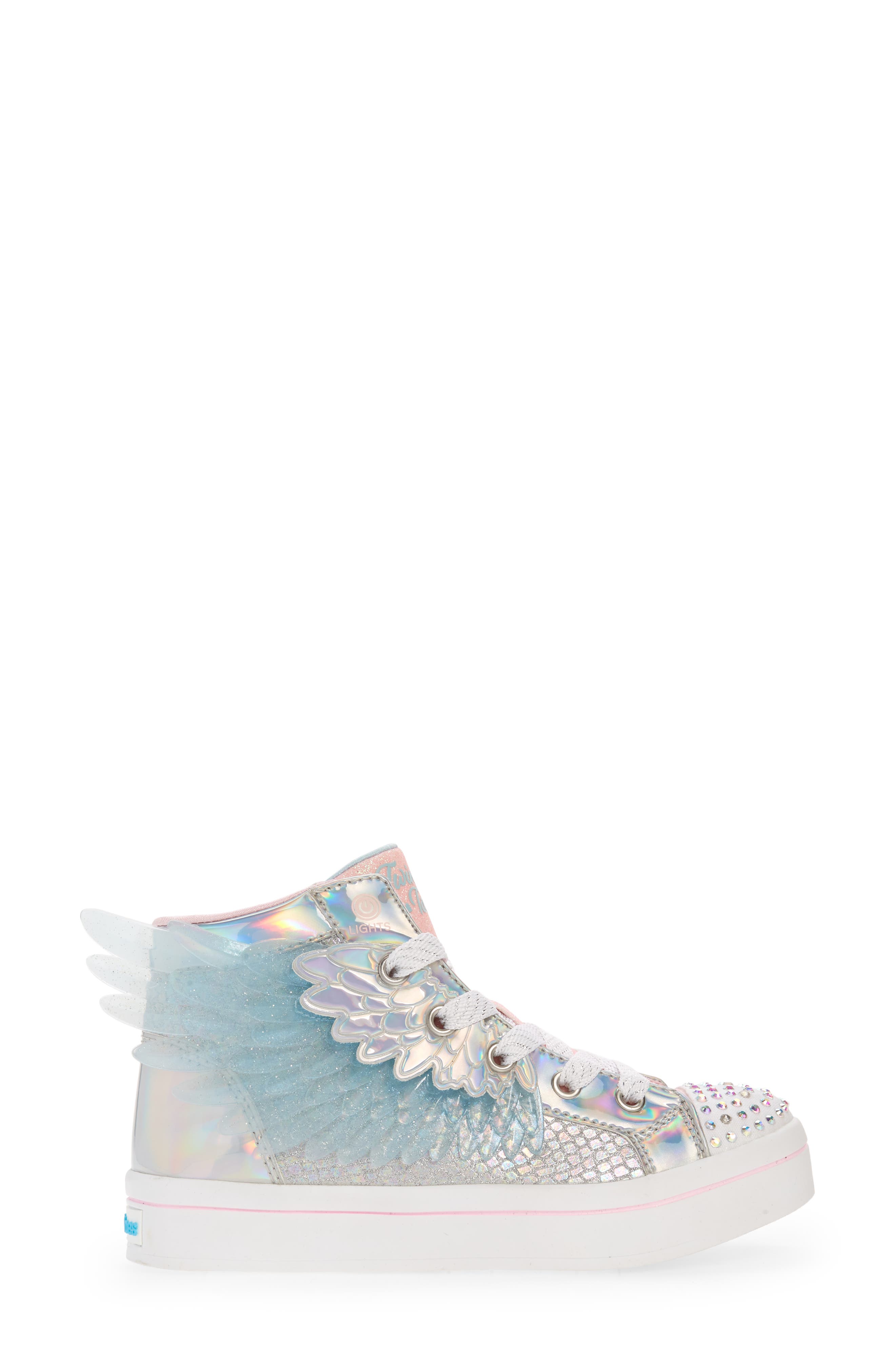 SKECHERS Twi-Lites 2.0 Light-Up High-Top Sneaker, Alternate, color, 
