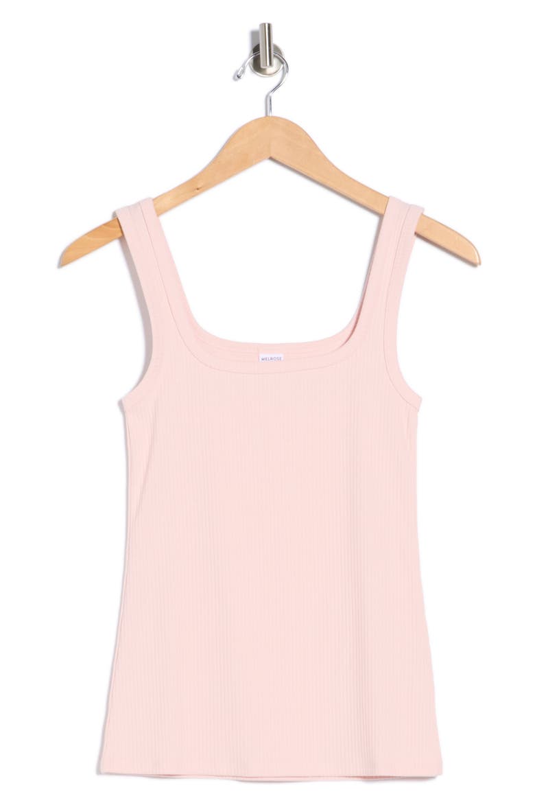 Rib Tank Top, Alternate, color, PINK LOTUS