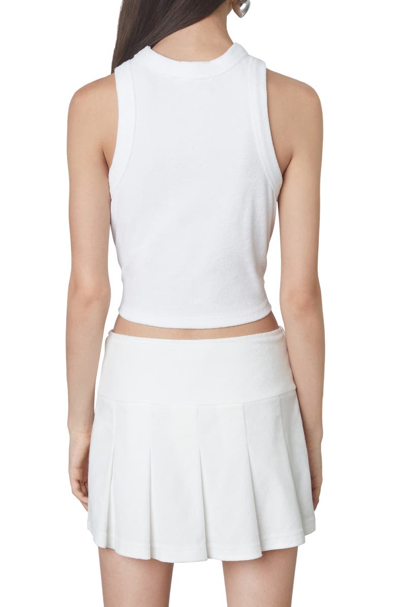 Nia Lucerne Terry Tank Top, Alternate, color, White