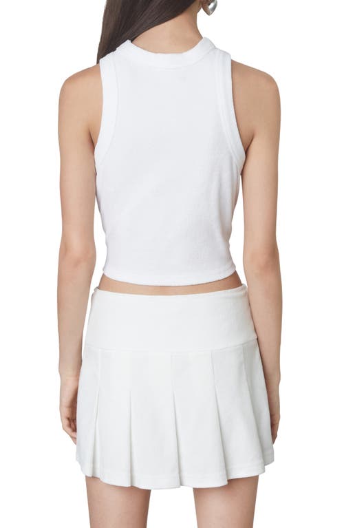 Nia Lucerne Terry Tank Top In White