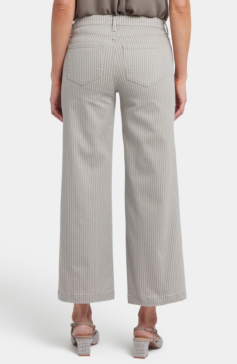 NYDJ Teresa Ankle Wide Leg Jeans, Alternate, color, Hidden Lodge Stripe