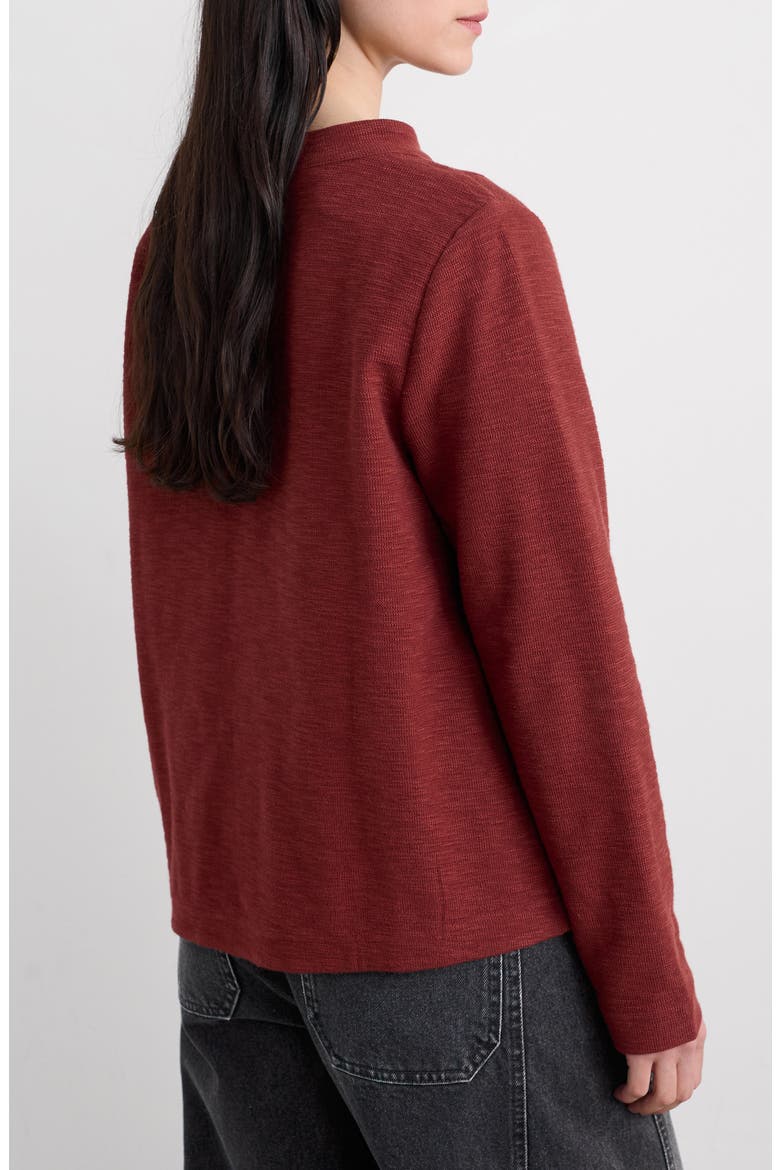 Topshell Sweatshirt, Alternate, color, BURGUNDY