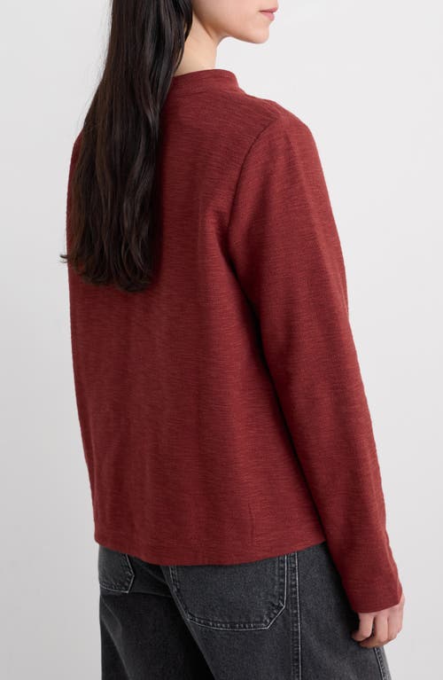 Seasalt Cornwall Topshell Sweatshirt In Burgundy