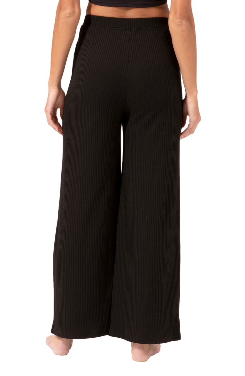 Threads 4 Thought Sabrina Rib Knit Wide Leg Pants, Alternate, color, 